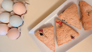 Whole Wheat Blueberry Scones