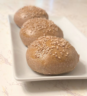 Sourdough Whole Wheat Burger Buns - Never fail!!