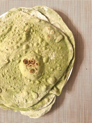 Spinach Whole Wheat Tortilla Recipe