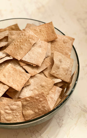Whole Wheat Chips for Salsa